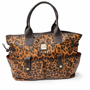 Dooney & Bourke Brown Leopard Tote